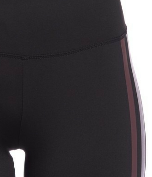 Tahari Sport Black/Mauve Leggings - Picture 2 of 5